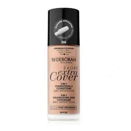 Deborah Milano 24 Hour Extra Cover 2 In 1 Spf 20 04 30ml