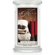 Shumee Kringle Candle - Warm And Fuzzy - Large Classic Jar 22oz 2-Wick