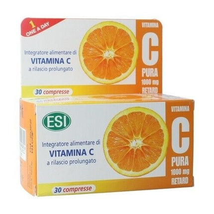 Esi Pure Vitamin C Delayed Release 1000mg for Immune System 30 Tablets