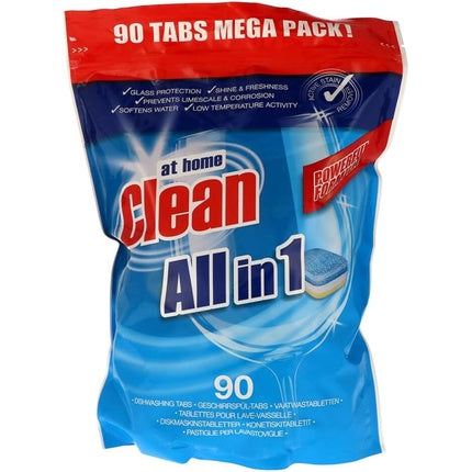 At Home Clean Dishwasher Tabs All In 1