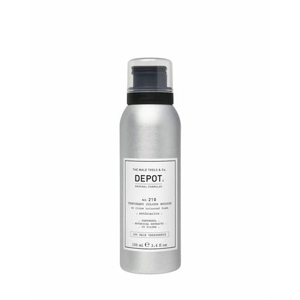 DEPOT 210 Temporary Colour Mousse 100ml Anthracite
