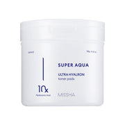 Missha Super Aqua Ultra Hyalron Toner Pads Moisturizing Facial Pads 90 Pieces
