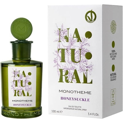 MONOTHEME Natural Honey Eau De Toilette 100ml Vaporizer Natural Spray Vegan OK