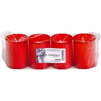 Red Votive Lights Pack of 4