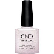 CND Shellac Night Brilliance Semi-Transparent Gold Glitter UV Nail Polish Gleam & Glow Collection