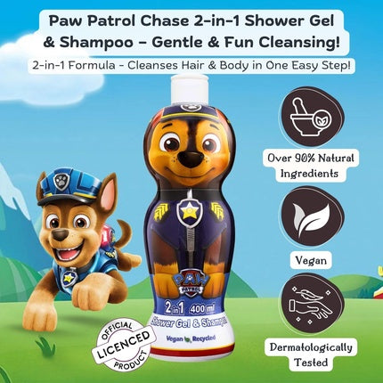 Air Val Paw Patrol Chase Shower Gel 400ml