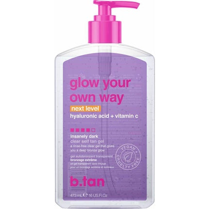 B.Tan Glow Your Own Way Next Level Tan Gel - 473 Ml