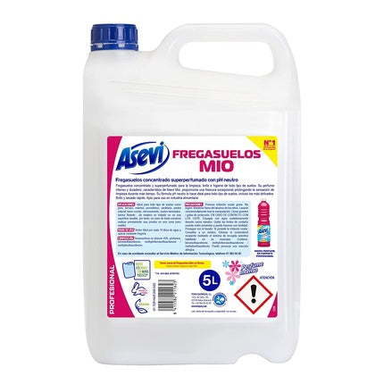 Asevi Professional 21162 Mio Floor Cleaner, 5 L,Milky White