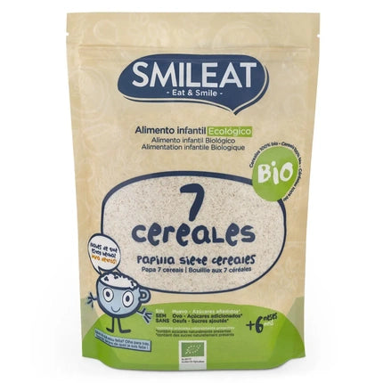 Smileat Smileat Papilla 7 Cereales Organic 200g