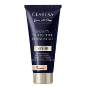 Claresa Beauty Protective Foundation Moisturizing Foundation With Spf50 1w Light Warm 30ml