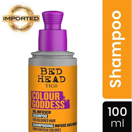 Bed Head by TIGI Colour Goddess Shampoo Ideal for Coloured Hair Travel Size 100ml
