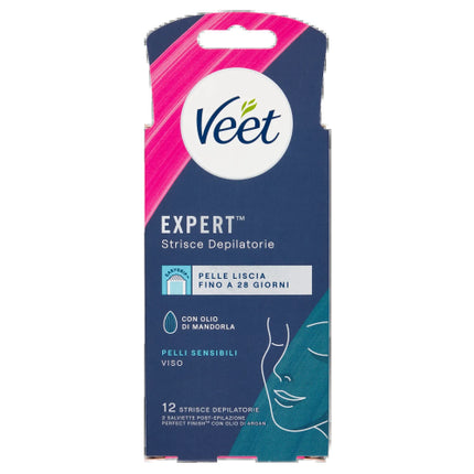 Veet Expert Sensitive Skin Face Stripes