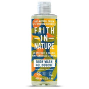 Natural Grapefruit Orange Shower Gel Invigorating Vegan and Cruelty-Free