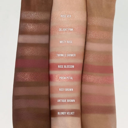 Dasique Shadow Palette No. 02 Rose Petal Cruelty-Free 9 Blendable Shades