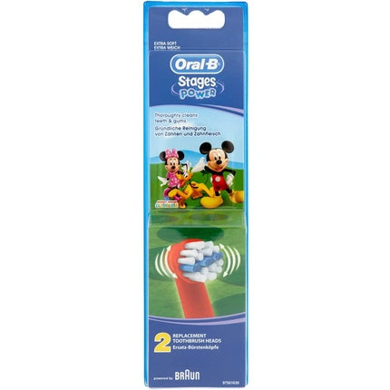 Braun Oral-B Stages Power Replacement Brush Heads 2-Pack