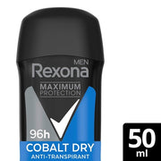 Rexona Men Maximum Protection Deodorant Stick Cobalt Dry Antiperspirant 50ml