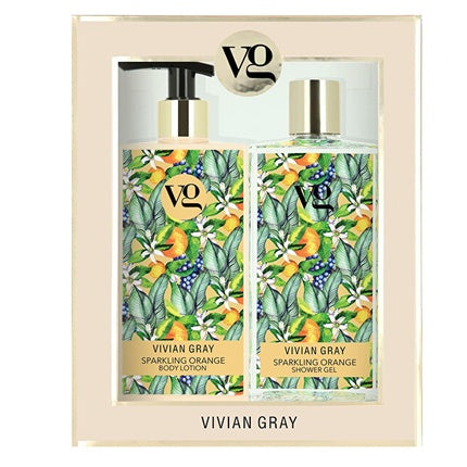 Vivian Gray Cosmetic Set Sparkling Orange Shower Gel And Body Lotion