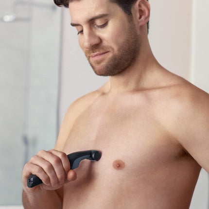 Philips 3000 Series Waterproof Body Trimmer 1 Clip-On Clog 3mm 50 Minutes Battery Life for 8 Hours Charging