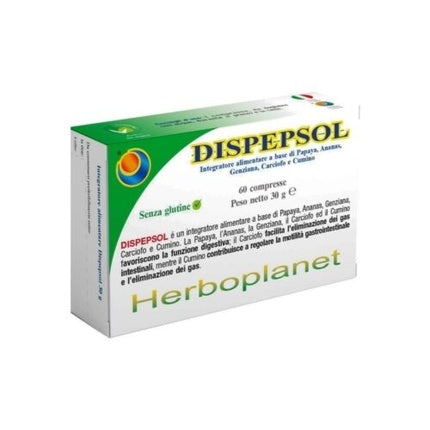 HERBOPLANET Dispepsol Fiber Supplement 60 Tablets