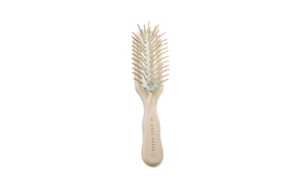 Acca Kappa Rectangular Pneumatic Brush With Rounded Wooden Pins