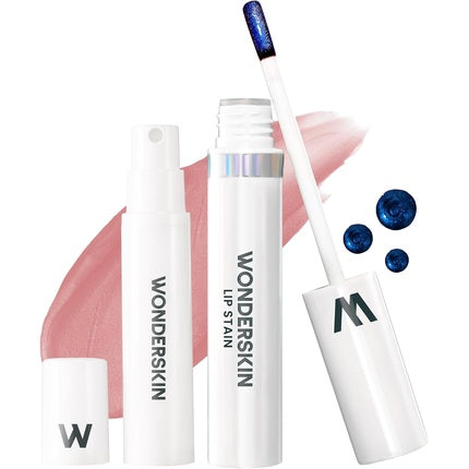 Wonderskin Wonder Blading Peel and Reveal Lip Stain Kit Nude Long Lasting Waterproof Transfer Proof Pink Peel Away Makeup XOXO