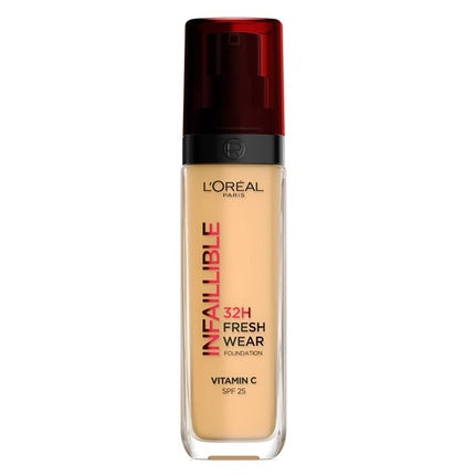 L'Oreal Infaillible 32h Fresh Wear Foundation Long-Lasting Face Foundation 140 Golden Beige 30ml