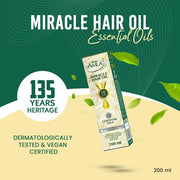 Dabur Amla Miracle Oil 200ml Infused With 22 Ayurvedic Essential Oils Suitable For All Hair Types Dermatologically Tested & Vegan Certified