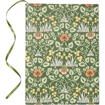 William Morris At Home Useful & Beautiful Vegan Leather Refillable Journal A4 Green