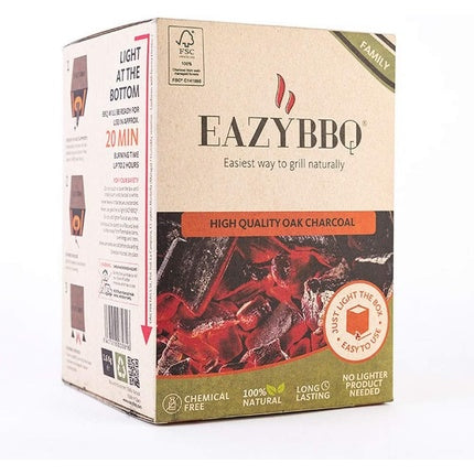Eazybbq Oak Charcoal Ecological Zero Chemical Auto Light