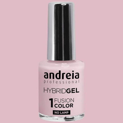 Andreia Professional Hybrid Gel Nail Polish Fusion Colour H20 Pink - 2 Steps No Lamp Required Long Lasting Easy Removal