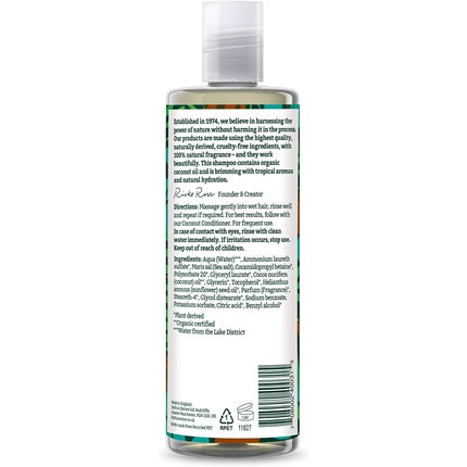 Faith In Nature Coconut Shampoo Hydrating Vegan Cruelty Free No SLS or Parabens For Normal to Dry Hair 400ml