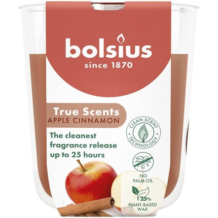 Bolsius Fragrance Glass 80/73 True Scents Apple Cinnamon