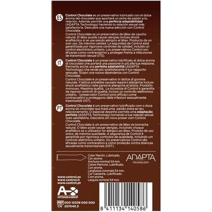 Chocolate Addiction Condoms 12 Units