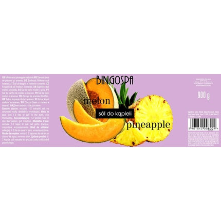 Bath Salt Melon & Pineapple 900g BINGOSPA