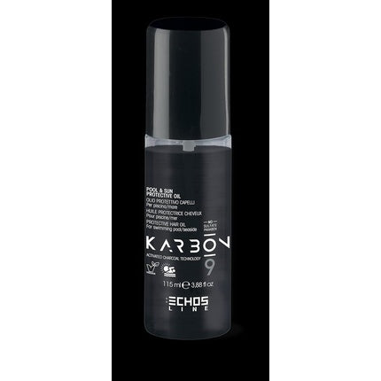 Echosline Karbon 9 Pool and Sun Protective Activated Charcoal Hair Oil 115ml