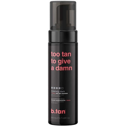 Btan Too Tan To Give A Damn Tan Mousse 200 Ml