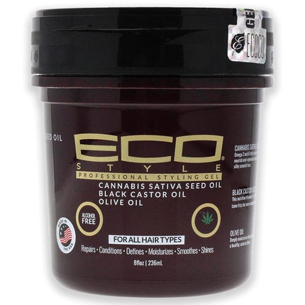 Ecoco Eco Style Gel with Cannabis Sativa Seed Oil Unisex 8oz