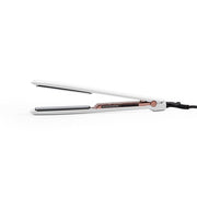 Corioliss C3 Hair Straightener Flat Iron Professional with Titanium Plates and Temperature Control for Women White Copper Soft Touch