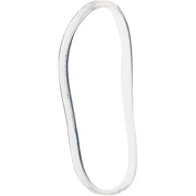 Brushworks Clear Flexi Elastic Hair Bands - 100 Pieces