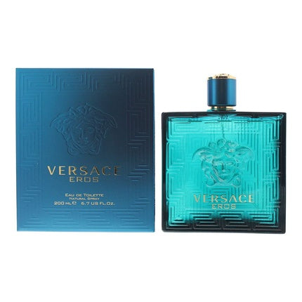 Versace Eros Eau De Toilette Spray 200ml For Men