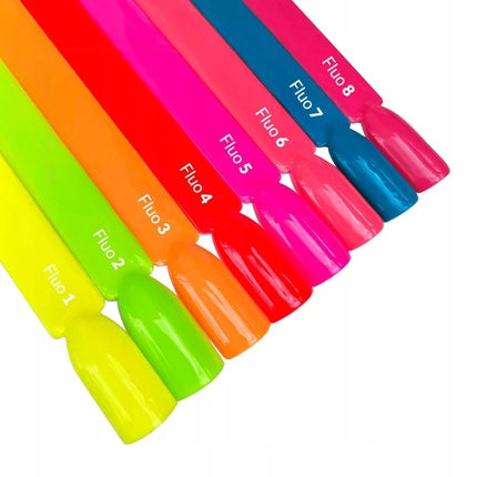 Fluo UV Nail Polish 5ml - Pack of 4