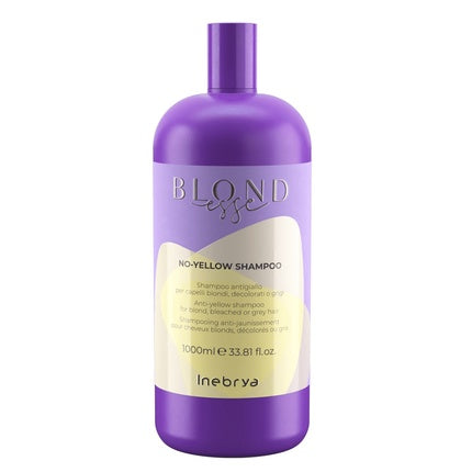 Inebrya Blondesse No-Yellow Shampoo For Blonde, Highlighted, And Gray Hair - 1000ml