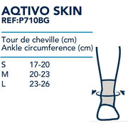 Aqtivo Skin Elastic Ankle Brace M