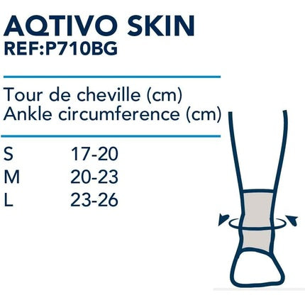 Aqtivo Skin Elastic Ankle Brace M