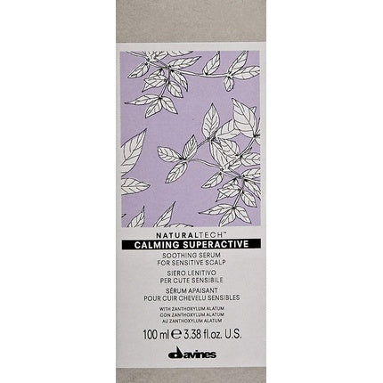 Davines Naturaltech CALMING Superactive Soothing Serum for Sensitive Scalps 3.38 Fl. Oz.