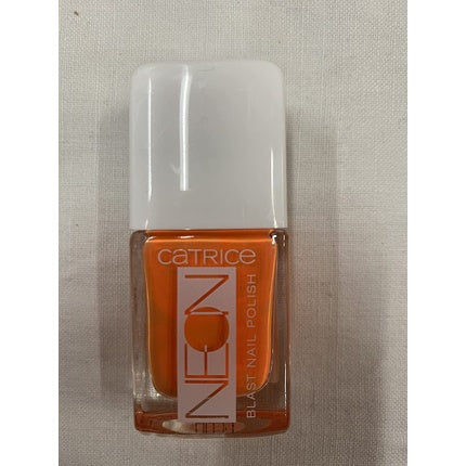 Catrice Neon Blast Nail Polish Nr. 02 Dazzling Orange 10.5ml - Soft, Shiny, and Intensely Colored Vegan Nail Polish