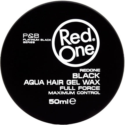 Redone Hair Styling Aqua Wax Black 50ml Gel Wax Lime Scent Extra Hold Men Women Hair Wax Long Lasting Shiny Look Maximum Control
