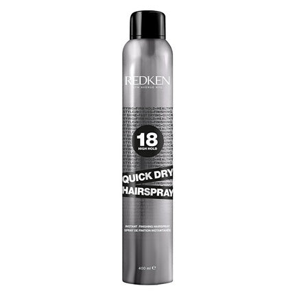 Redken Quick Dry Instant Finishing Hairspray 400ml Strong Fixing Hairspray