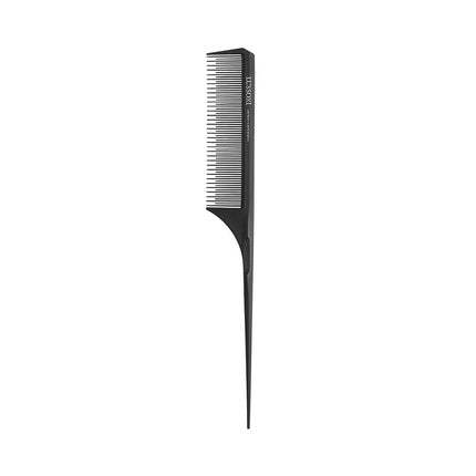 T4B LUSSONI Lift Tail Antistatic and Break-Resistant Carbon Comb with Fine Teeth 210