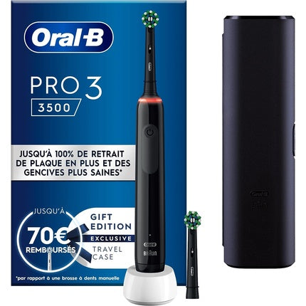 Oral-B Pro 3 3500 Black Edition JAS22 with Travel Case